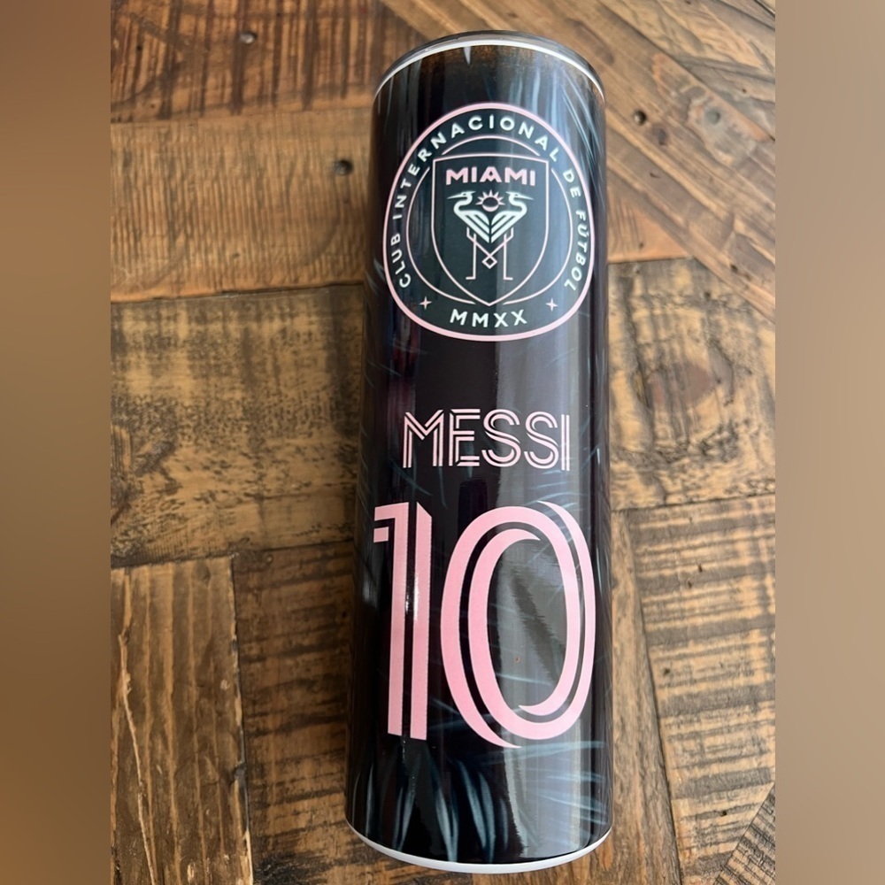 20oz Inter Miami Messi Soccer Tumbler
